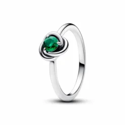 Pandora Anillo Círculo Eternity Verde