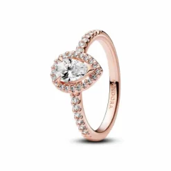 Pandora Anillo Halo Brillante Corte Pera - 182835C01