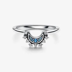 Pandora Anillo Luna Celestial Azul - 192675C01