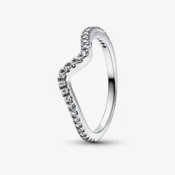 Pandora Anillo Ola Brillante Plata - 192539C01