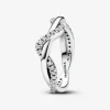 Pandora Anillo Ola Brillante Entrelazada - 193098C01