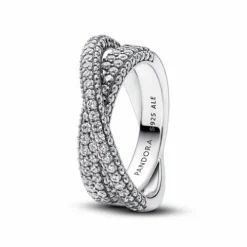 Pandora Anillo Pavé Bandas - 193022C01