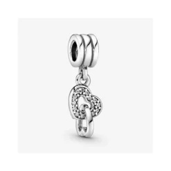 Pandora Charm Colgante Corazones Entrelazados