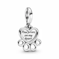 Pandora Charm Colgante en plata de ley Corazones y Patas