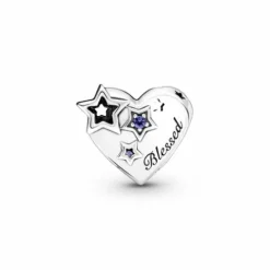 PANDORA Charm Corazón Agradecido & Estre