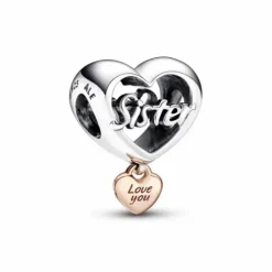 Pandora Charm Corazón Te Quiero Hermana