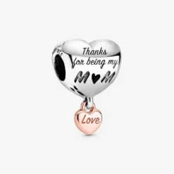 Pandora Charm Corazón Thanks Te Quiero Mamá