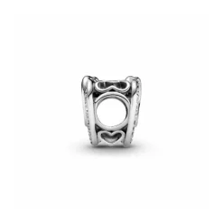 Pandora Charm Corazones Brillantes Entrelazados