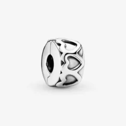 Pandora Clip Plata Corazones