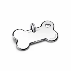 Pandora Placa para Collar de Mascota Hueso de Perro Personalizable