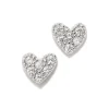 Pendiente corazón pave corazón AGATHA RUIZ DE LA PRADA
