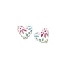 PENDIENTE CORAZON ULTICOLOR Agatha Ruiz de la Prada