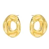 Pendientes acero dorado