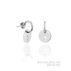 Pendientes Aros  Estrella