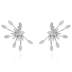 Pendientes Cara en plata MARINA GARCIA