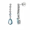 Pendientes Circonitas Gota Azul SALVATORE