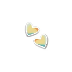 Pendientes corazón Aqua verdes AGATHA RUIZ DE LA PRADA