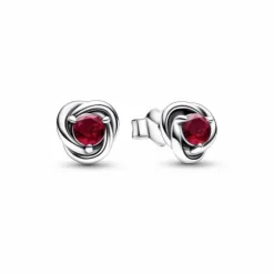 Pendientes de botón Circulo Eternity Julio