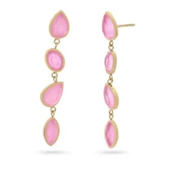 Pendientes gota rosa ANARTXY
