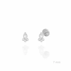 Pendientes Mini Vintage Plata