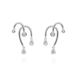 Pendientes MISTRAL piedras en plata