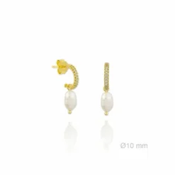 Pendientes Perla Barroca