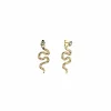 Pendientes Serpiente Dorado LES GEORGETTES