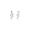 Pendientes Serpiente Plateada LES GEORGETTES