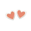 Pendientes superagatha pastel corazón coral AGATHA RUIZ DE LA PRADA