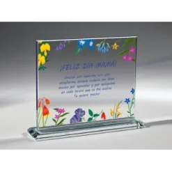 Placa Cristal Personalizada a Color - P-3005