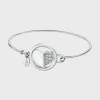Pulsera Acero Corazón Circonitas Lotus Style