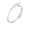 Pulsera cruz Lotus Silver