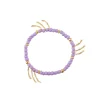Pulsera de cadena RODEO - Malva / Dorado