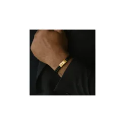 Pulsera de cuero Denby Steel&Barnett - LBD011