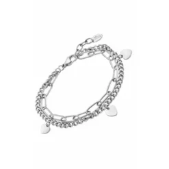 Pulsera doble de acero
