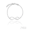 Pulsera Infinito Plata un nombre grabado