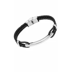 PULSERA LOTUS STYLE MEN IN BLACK LS2387-2/1 ACERO INOXIDABLE 316L, HOMBRE
