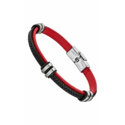 Pulsera Lotus Style Rojo- Negro