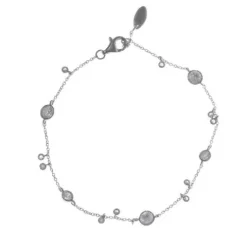Pulsera mil chatones Salvatore plata