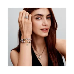 Pulsera Pandora Moments Cadena de Serpiente con Cierre de Estrella Polar - 593584C01