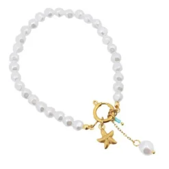 Pulsera perlas simbolos del mar ANARTXY