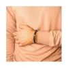 Pulsera Piel Plata Un Nombre
