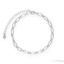 Pulsera plata eslabones