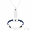 Pulsera y Colgante Hombre Azul