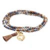 Pulsera ZEN CHOCOLATE con corazón Marina Garcia