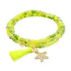 Pulsera Zen Verde Lima Estrella de Mar