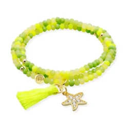 Pulsera Zen Verde Lima Estrella de Mar