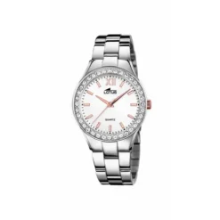 Reloj de mujer con esfera plateada Lotus