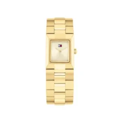 Reloj dorado esfera cuadrada TOMMY HILFIGER