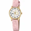 Reloj Lotus Niña Oso Correa Piel Rosa